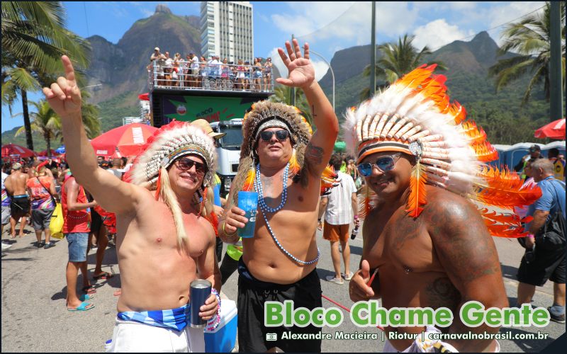 Fotos Bloco Chama Gente no Carnaval de Rua 2025 no Rio de Janeiro