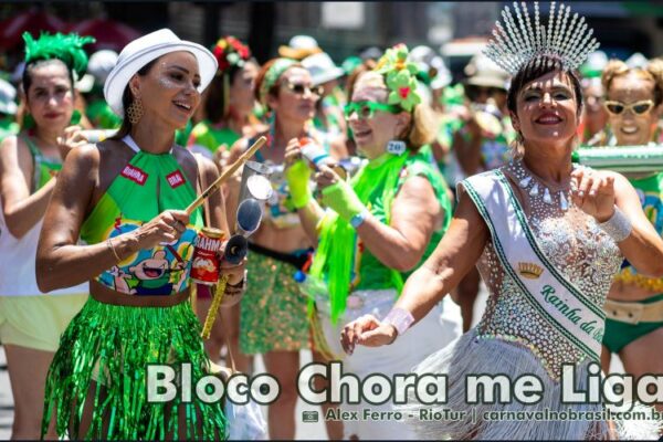 bloco Chora me Liga no Carnaval de Rua 2025 do Rio de Janeiro