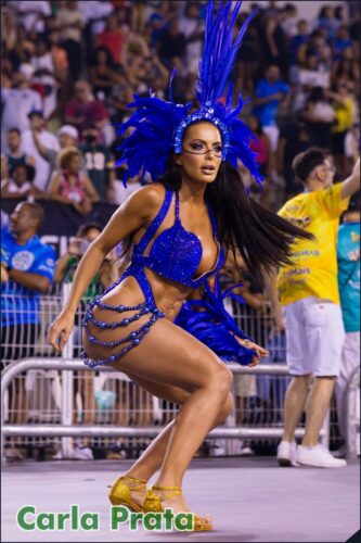 Carla Prata - Rainha de Bateria da Acadêmicos do Tucuruvi - Carnaval em São Paulo