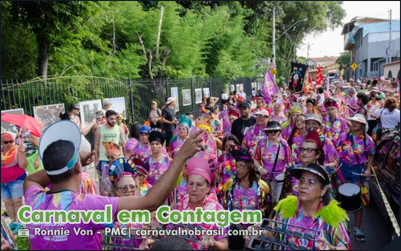 Programação Pré-Carnaval 2025 de Contagem em Minas Gerais