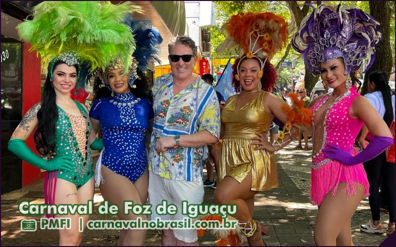 Programação do Carnaval 2025 de Foz do Iguaçu no Paraná