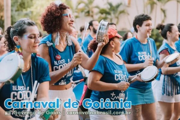 Programação Carnaval de Rua 2025 de Goiânia em Goiás