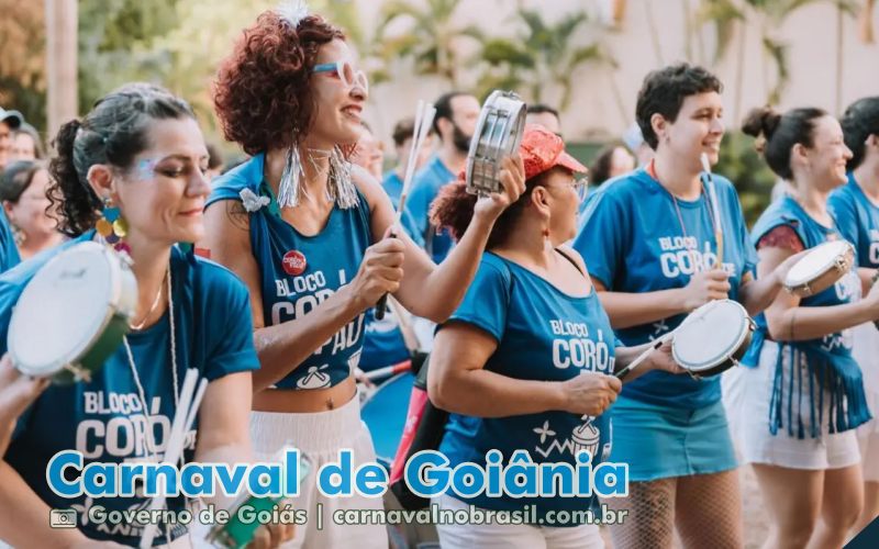 Programação Carnaval de Rua 2025 de Goiânia em Goiás