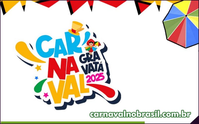 Programação Carnaval 2025 em Gravatá no Agreste pernambucano