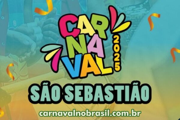 Programação Carnaval 2025 em São Sebastião no litoral paulista