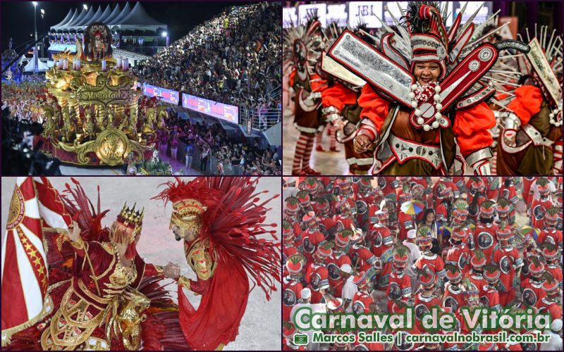 Vitória Carnaval 2025 : desfile Mocidade Unida da Glória no Sambão do Povo