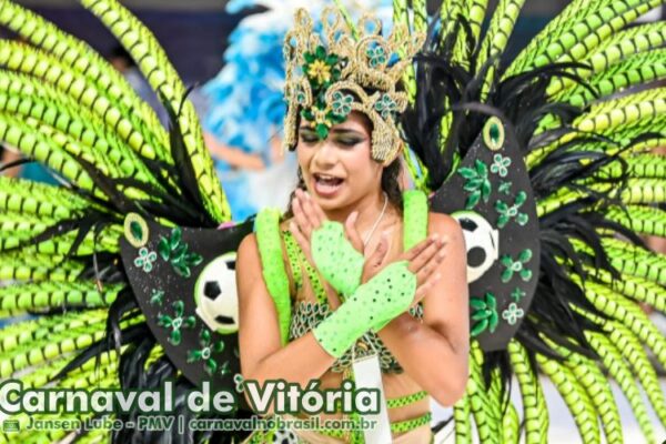 Vitoria Carnaval 2025 - Musa da Mocidade da Praia - Carnaval no Brasil