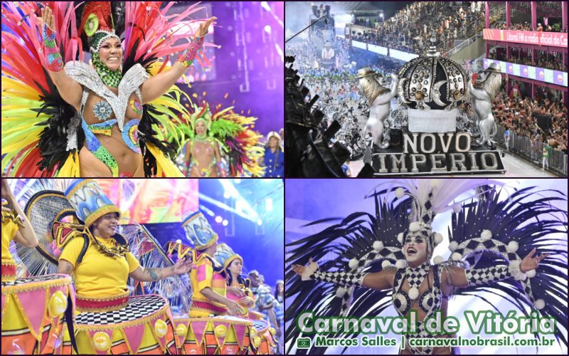 Vitória Carnaval 2025 : desfile Novo Império no Sambão do Povo