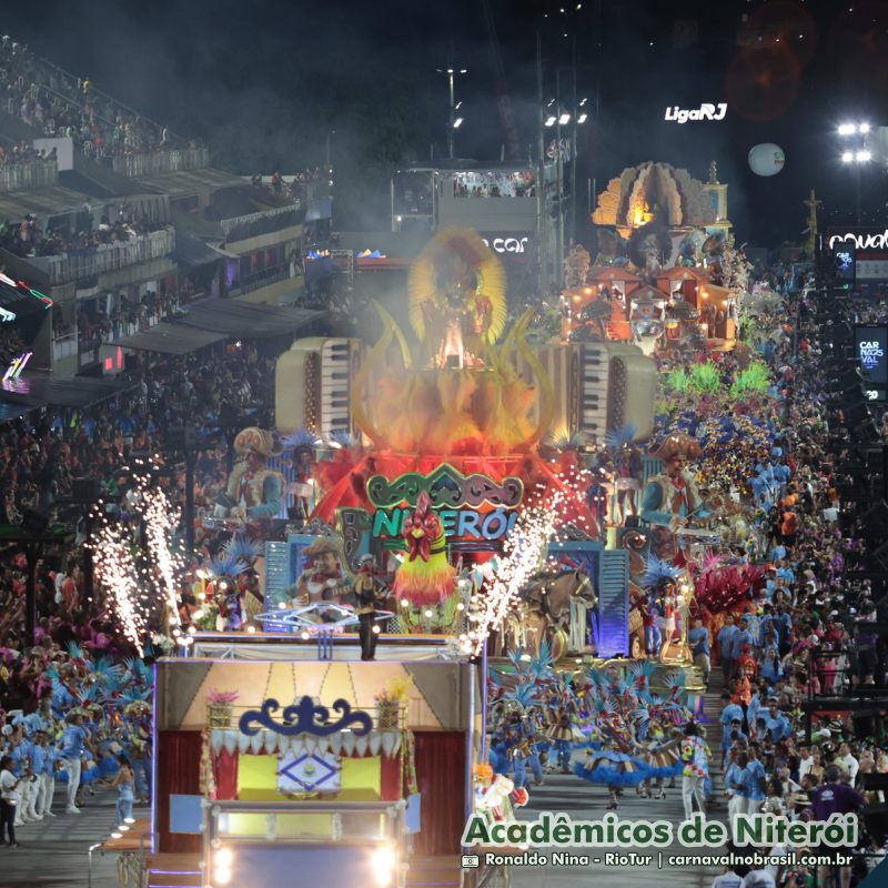 Desfile Acadêmicos de Niterói no Carnaval 2025 do Rio de Janeiro - carnavalnobrasil.com.br