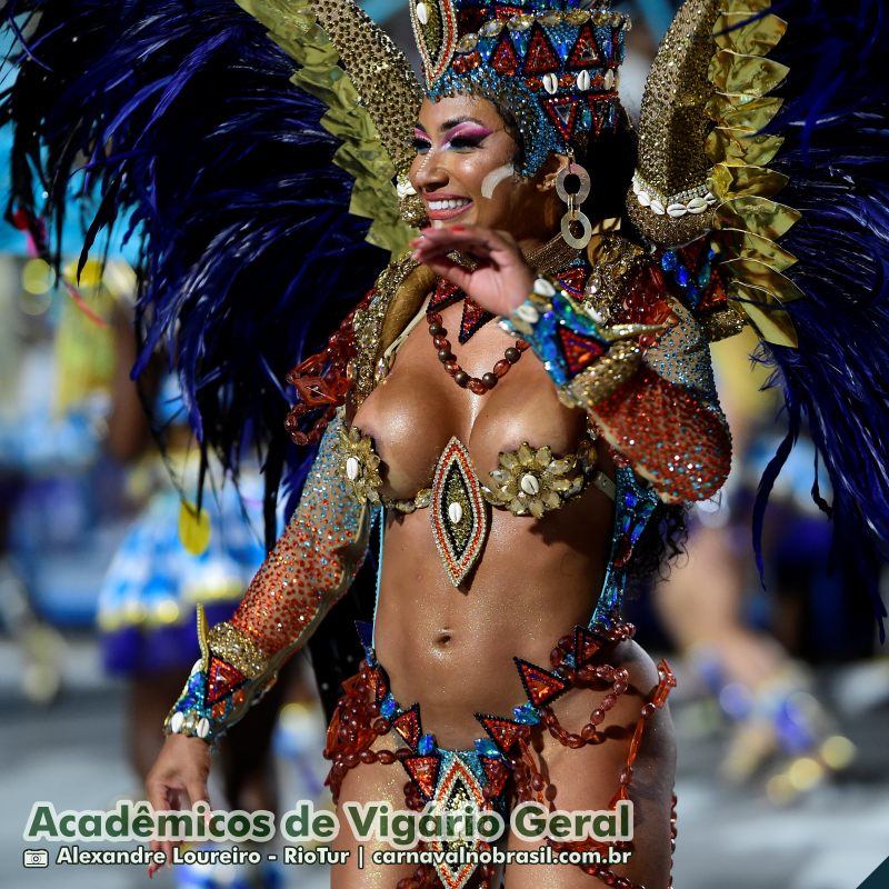 Desfile Acadêmicos de Vigário Geral no Carnaval 2025 do Rio de Janeiro - carnavalnobrasil.com.br