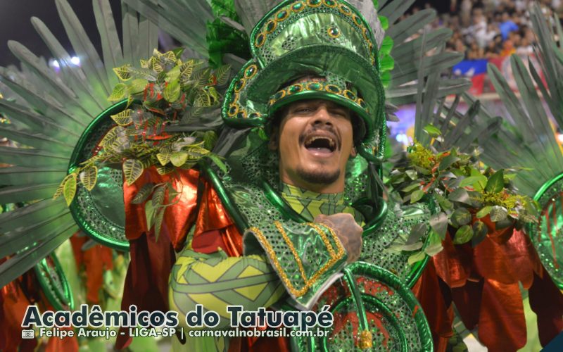 Desfile da Acadêmicos do Tatuapé no Carnaval 2025 de São Paulo