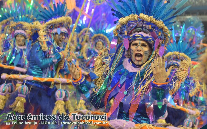 Desfile Acadêmicos do Tucuruvi no Carnaval 2025 de São Paulo - carnavalnobrasil.com.br