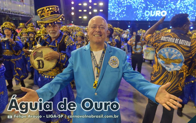 Desfile da Águia de Ouro no Carnaval 2025 de São Paulo - carnavalnobrasil.com