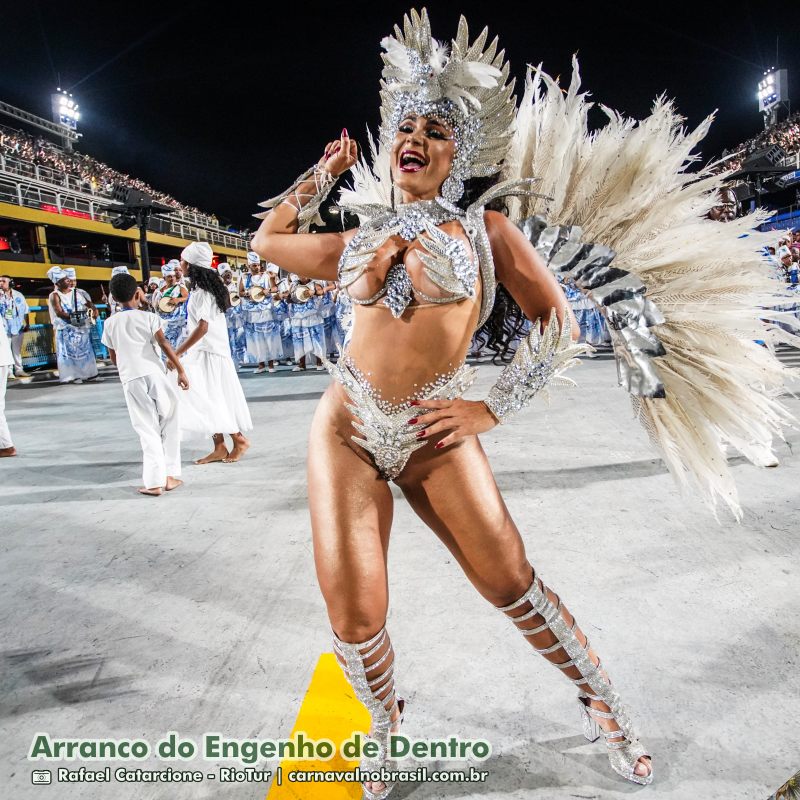 Desfile Arranco do Engenho de Dentro no Carnaval 2025 do Rio de Janeiro