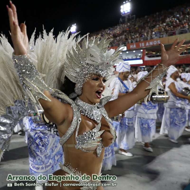 Desfile Arranco do Engenho de Dentro no Carnaval 2025 do Rio de Janeiro