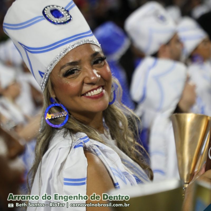 Desfile Arranco do Engenho de Dentro no Carnaval 2025 do Rio de Janeiro