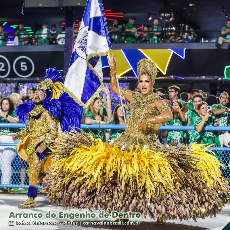 Desfile Arranco do Engenho de Dentro no Carnaval 2025 do Rio de Janeiro