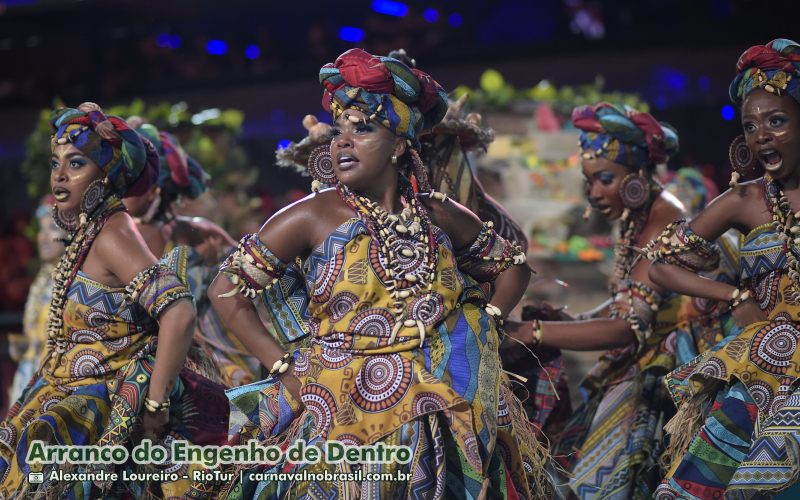 Desfile Arranco do Engenho de Dentro no Carnaval 2025 do Rio de Janeiro