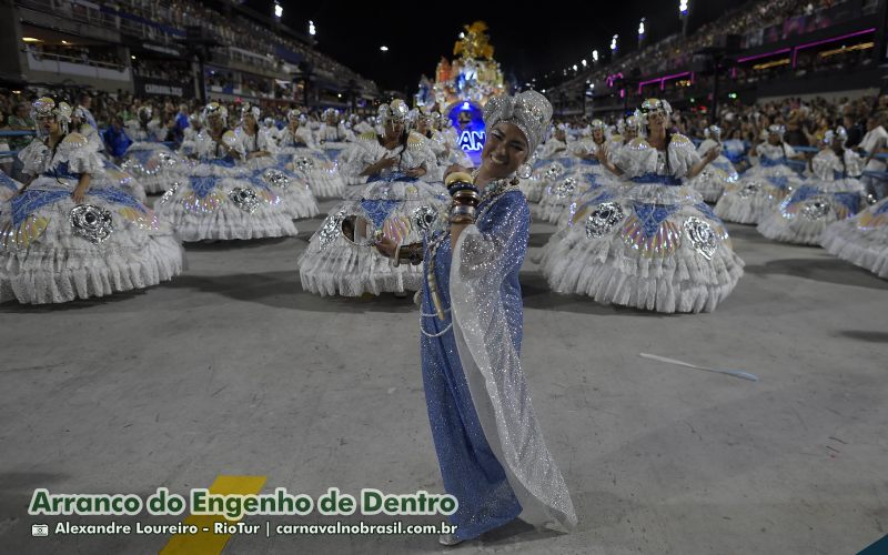 Desfile Arranco do Engenho de Dentro no Carnaval 2025 do Rio de Janeiro