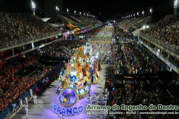 Desfile Arranco do Engenho de Dentro no Carnaval 2025 do Rio de Janeiro