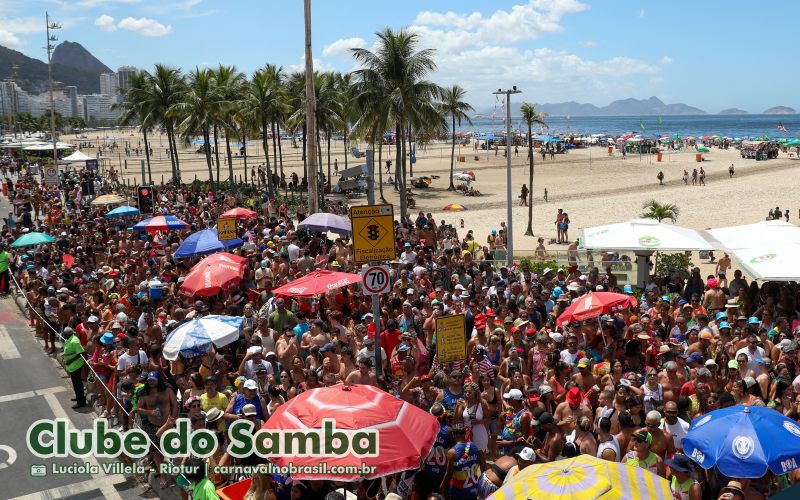 Bloco Clube do Samba no Carnaval de Rua do Rio de Janeiro