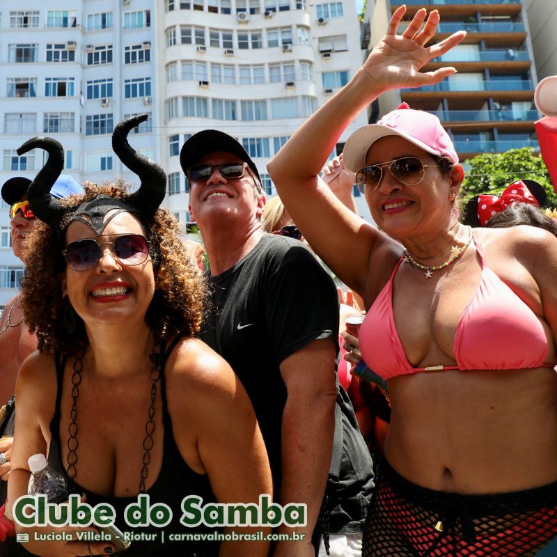 Bloco Clube do Samba no Carnaval de Rua do Rio de Janeiro