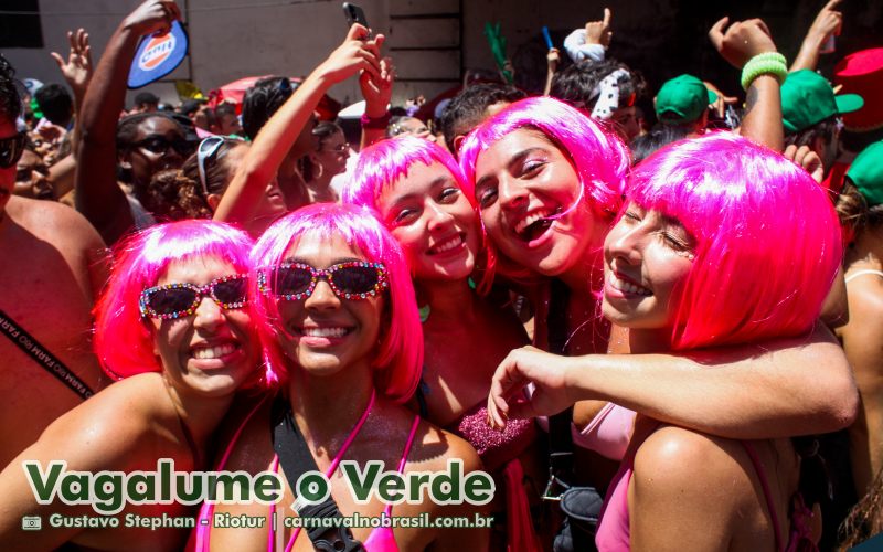 Fotos bloco Vagalume o Verde no Carnaval de Rua 2025 no Rio de Janeiro