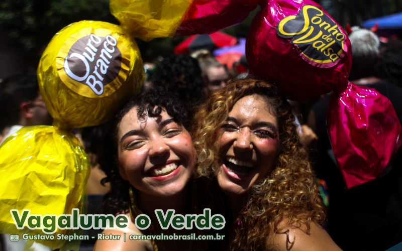 Fotos bloco Vagalume o Verde no Carnaval de Rua 2025 no Rio de Janeiro