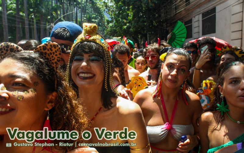 Fotos bloco Vagalume o Verde no Carnaval de Rua 2025 no Rio de Janeiro