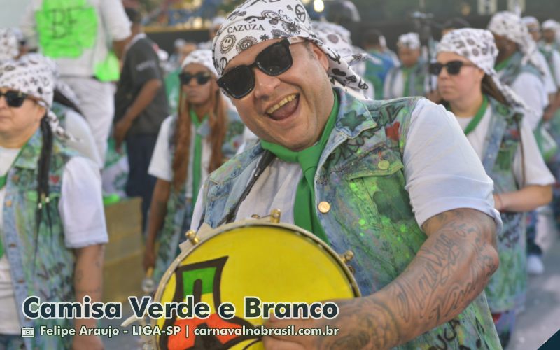 Desfile da Camisa Verde e Branco no Carnaval 2025 de São Paulo