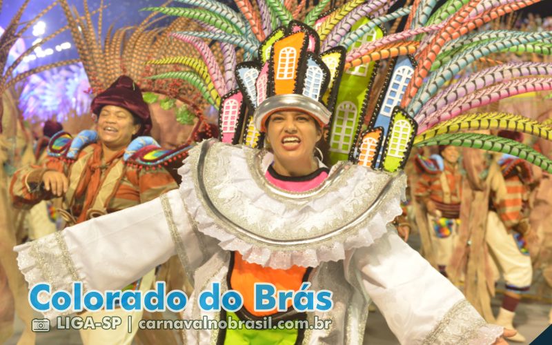 Desfile da Colorado do Brás no Carnaval 2025 de São Paulo