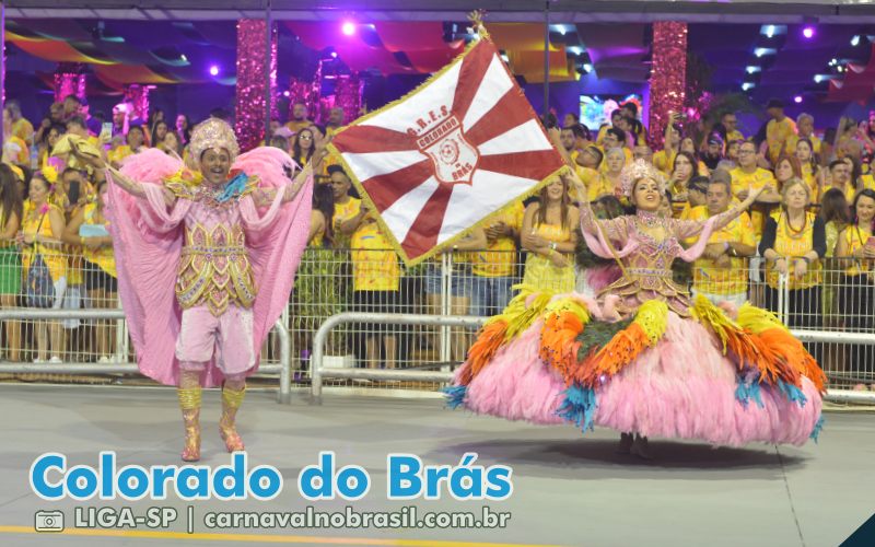 Desfile da Colorado do Brás no Carnaval 2025 de São Paulo