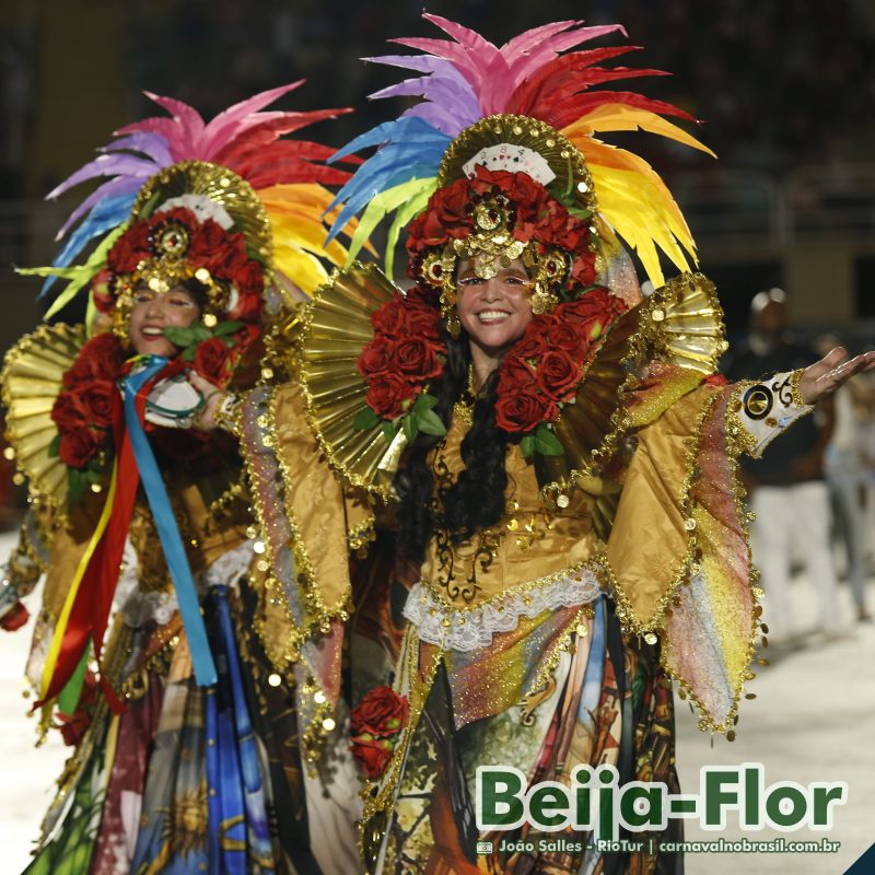 Desfile Beija-Flor no Carnaval 2025 do Rio de Janeiro - carnavalnobrasil.com.br