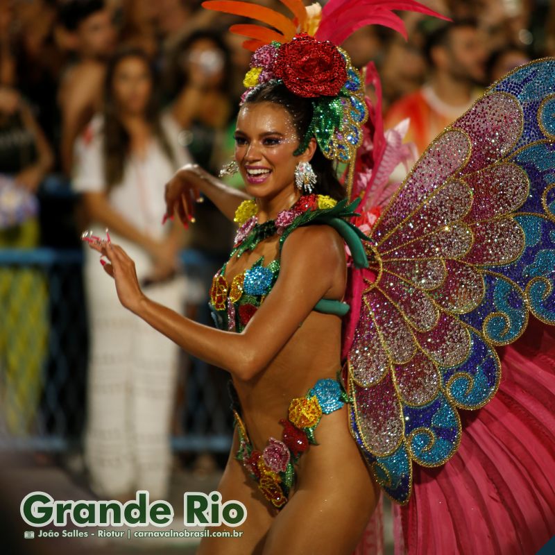 Desfile Grande Rio no Carnaval 2025 do Rio de Janeiro