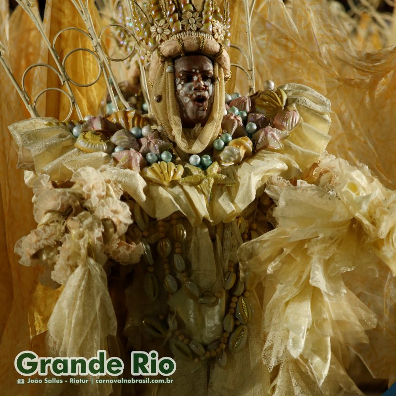 Desfile Grande Rio no Carnaval 2025 do Rio de Janeiro