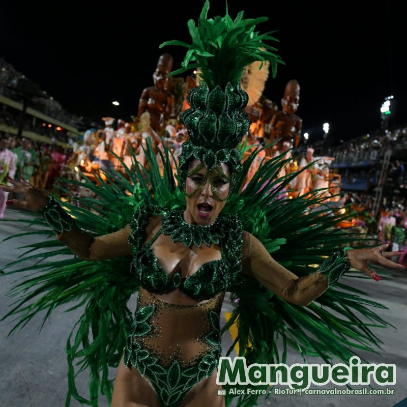 Desfile Mangueira no Carnaval 2025 do Rio de Janeiro - carnavalnobrasil.com.br