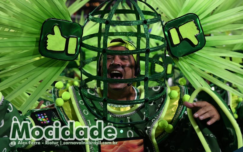 Desfile Mocidade Independente de Padre Miguel no Carnaval 2025 do Rio de Janeiro