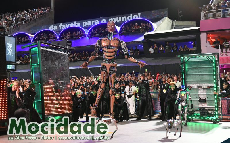 Desfile Mocidade Independente de Padre Miguel no Carnaval 2025 do Rio de Janeiro