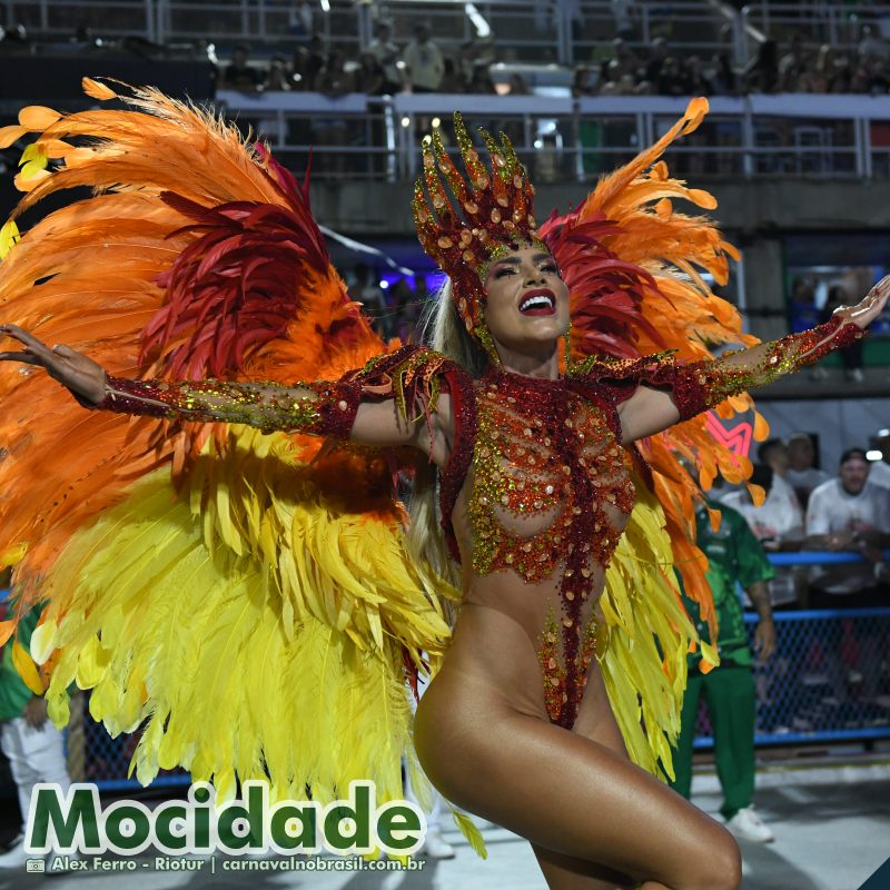 Desfile Mocidade Independente de Padre Miguel no Carnaval 2025 do Rio de Janeiro