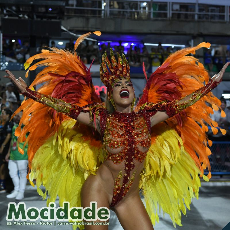 Desfile Mocidade Independente de Padre Miguel no Carnaval 2025 do Rio de Janeiro