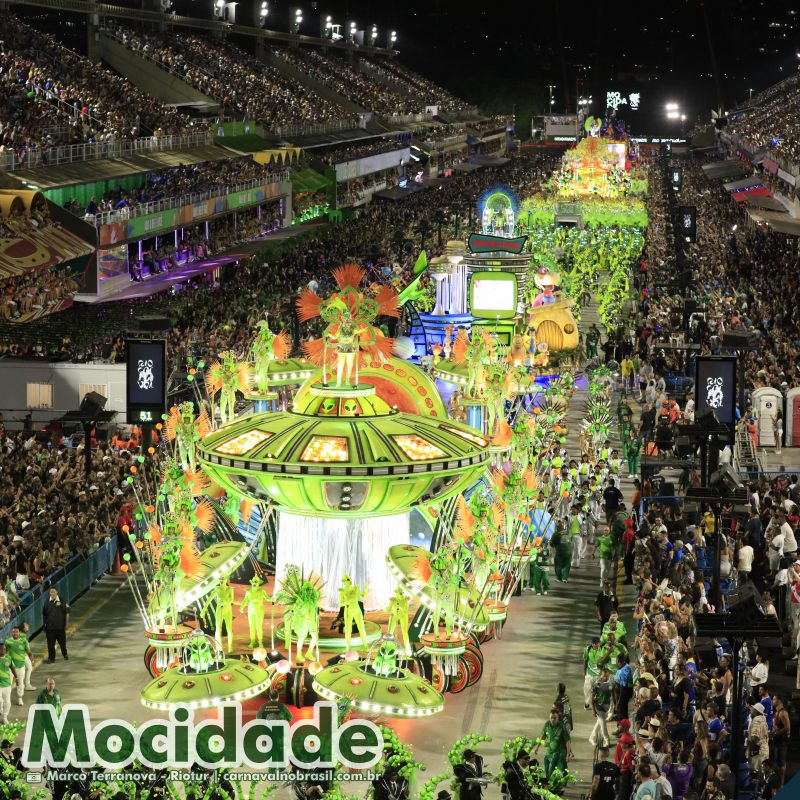 Desfile Mocidade Independente de Padre Miguel no Carnaval 2025 do Rio de Janeiro