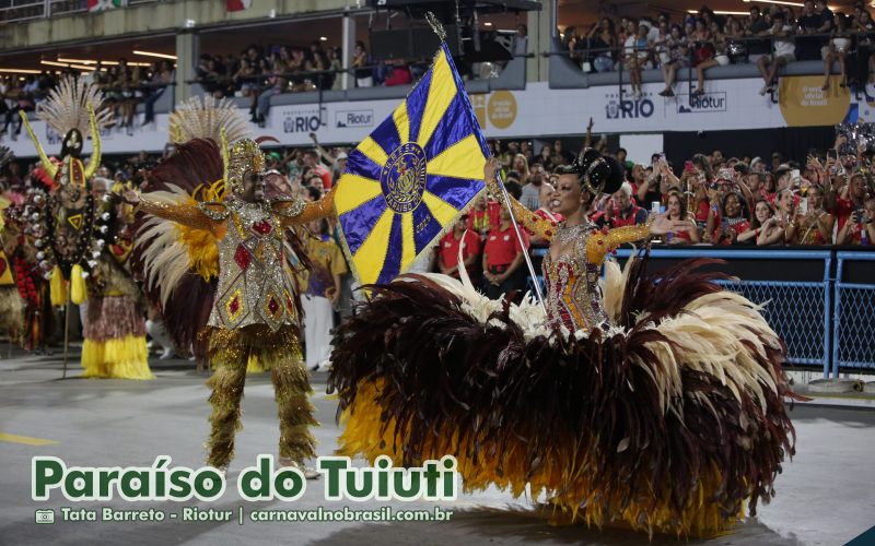 Desfile Paraíso do Tuiuti no Carnaval 2025 do Rio de Janeiro