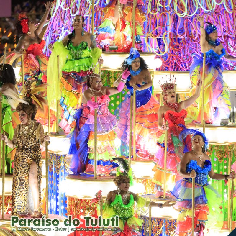 Desfile Paraíso do Tuiuti no Carnaval 2025 do Rio de Janeiro