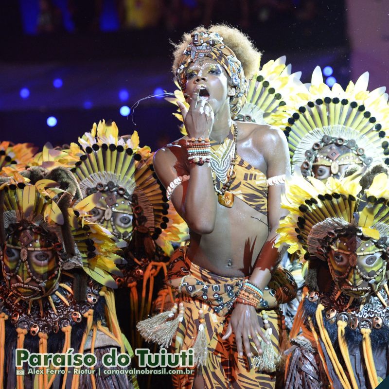 Desfile Paraíso do Tuiuti no Carnaval 2025 do Rio de Janeiro