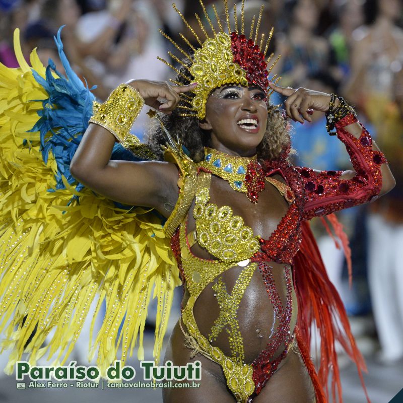 Desfile Paraíso do Tuiuti no Carnaval 2025 do Rio de Janeiro