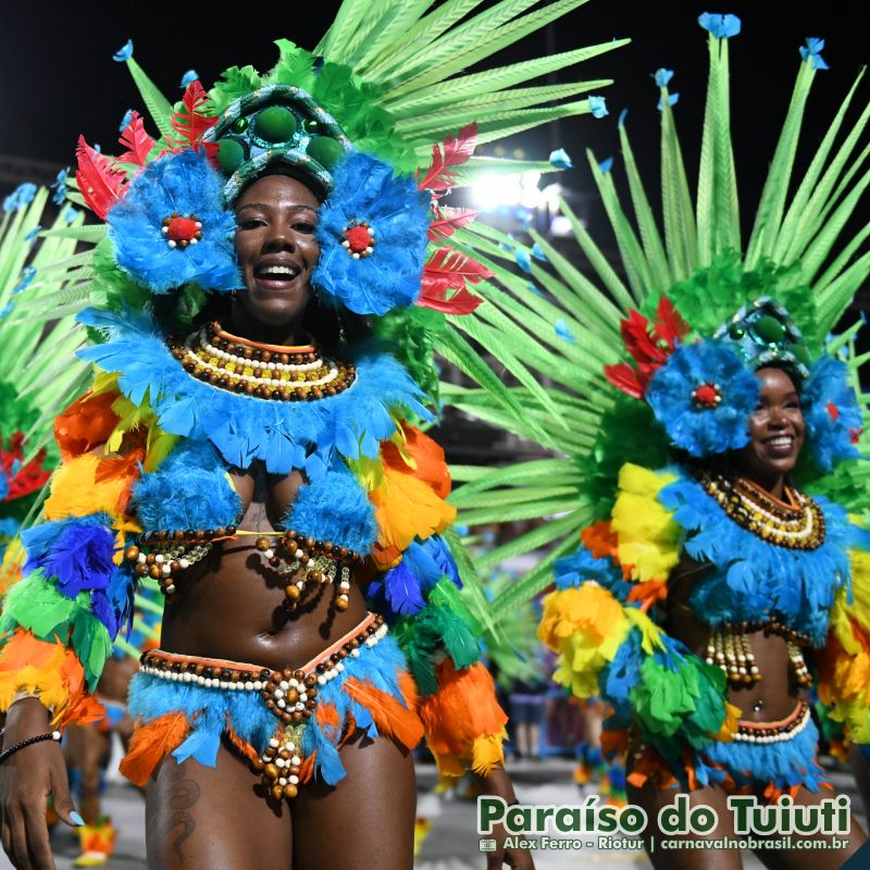 Desfile Paraíso do Tuiuti no Carnaval 2025 do Rio de Janeiro