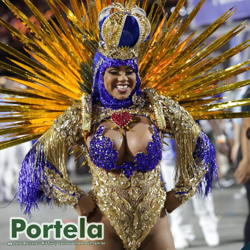 Desfile Portela no Carnaval 2025 do Rio de Janeiro