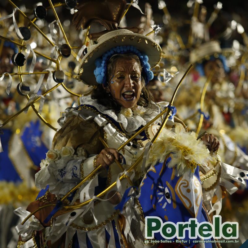 Desfile Portela no Carnaval 2025 do Rio de Janeiro