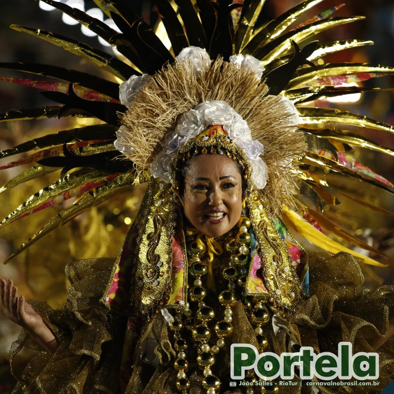 Desfile Portela no Carnaval 2025 do Rio de Janeiro