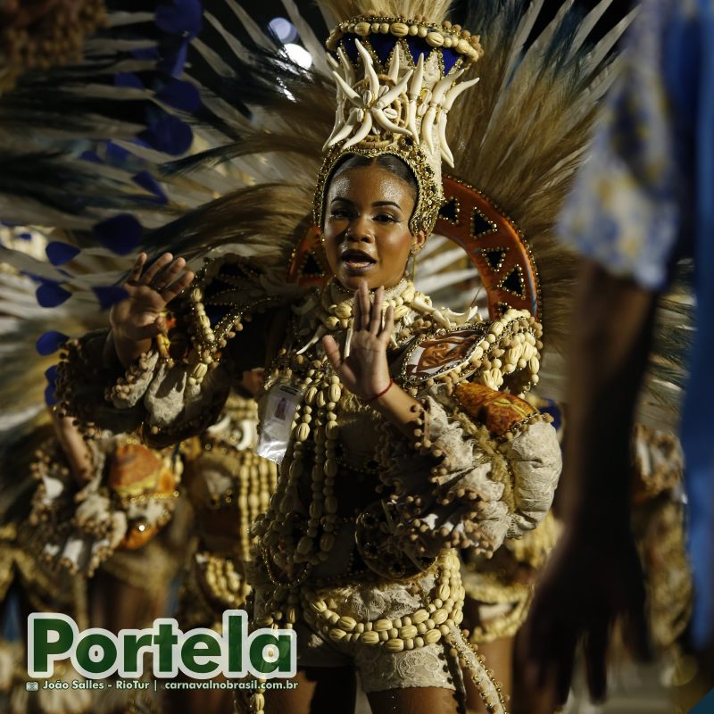 Desfile Portela no Carnaval 2025 do Rio de Janeiro